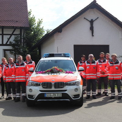 Segnung neues DRK-Fahrzeug